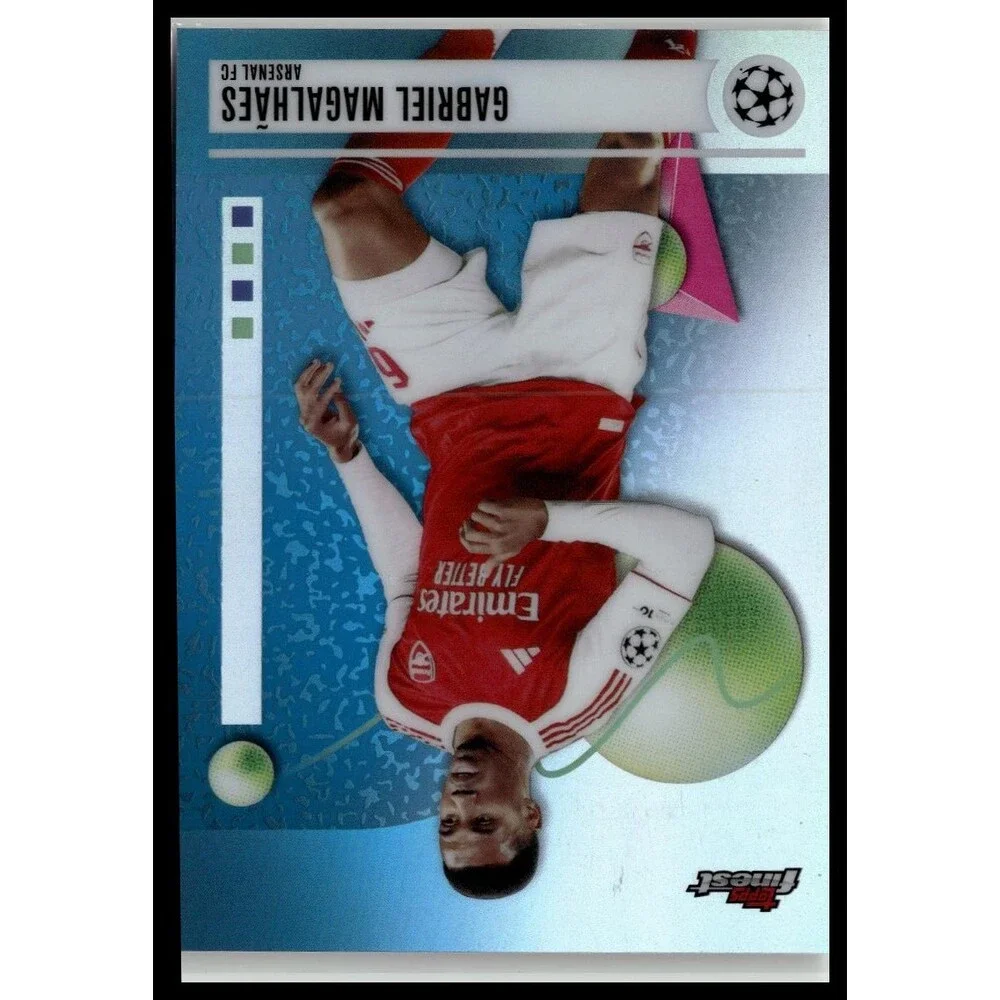 topps 2025-26 Finest UEFA Gabriel Magalhães Refractor refractor